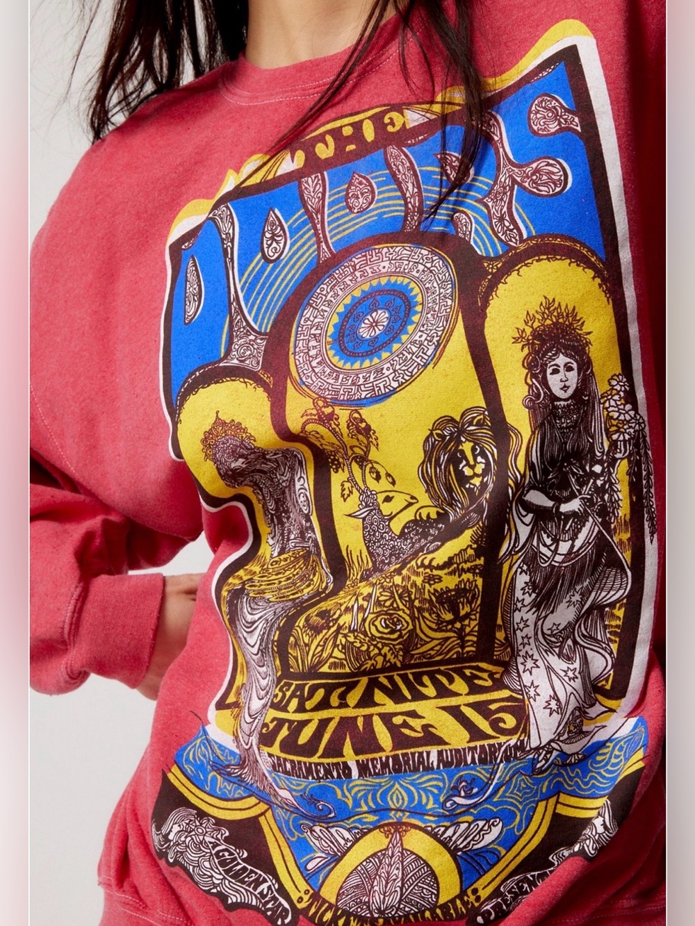 Urban Outfitters graphic Doors crewneck one size